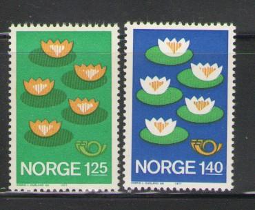 Norway Sc 688-9 1977 Nordic Cooperation stamps mint  NH