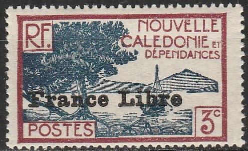 New Caledonia #219  F-VF Unused CV $13.50 (A17672)