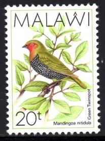 Malawi - 1988 Birds 20t MNH** SG 796