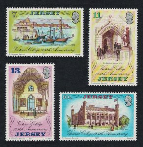 Jersey 125th Anniversary of Victoria College 4v 1977 MNH SG#179-182