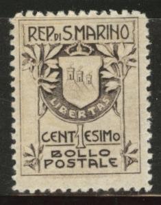 San Marino Scott 78 MH* 1910 stamp