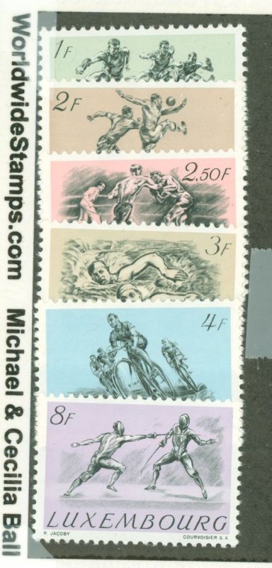 Luxembourg #280-5 Mint (NH) Single (Complete Set) (Sports)