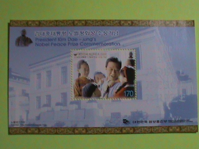 KOREA STAMP:2000-SC#2043a- NOBEL PEACE PRIZE WINNER- PRESIDENT KIM DAE JUNG -MNH