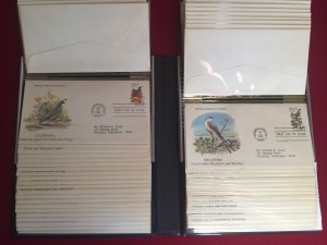 US Scott 1953-02 States Birds & Flowers 50 cacheted in FDCs Beautiful binder