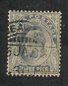 India;  Scott 60; 1902; Used