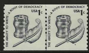 #1811 MNH Line Pair Dull Gum