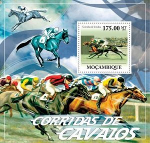 Mozambique 2011 MNH - Horse Racing. Y&T 504, Mi 5392/Bl.573, Scott 2489