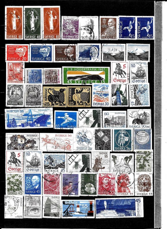 World/Lots Collection/ Stamps/Europe / Sweden 2