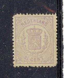 Netherlands Scott 22 Mint hinged (blunt corner) - Catalog Value $475.00