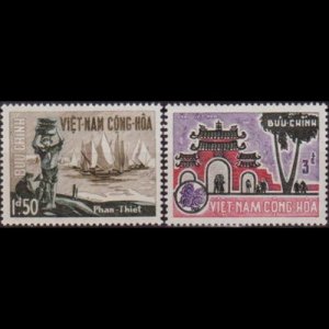 VIET NAM SOUTH 1964 - Scott# 249-50 Sailboats Etc. 1.5-3p NH