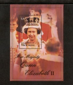 Micronesia 2003 - Queen Elizabeth ll - Souvenir Stamp Sheet - Scott #542 - MNH