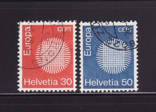 Switzerland 515-516 Set U Europa