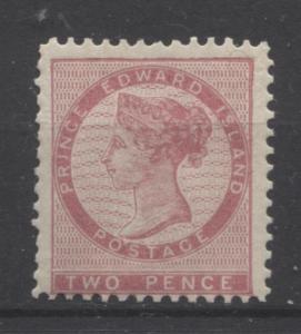 Prince Edward Island #5a (SG#12) 2d Pence Issue Thin Yellowish Paper VG-55 OG