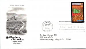 FDC 2006 SC #4072a Great Basin - Washington DC - Single - J973