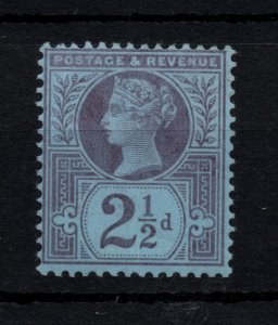 GB QV 1887-1900 2 1/2d Jubilee unmounted mint SG201 WS37426