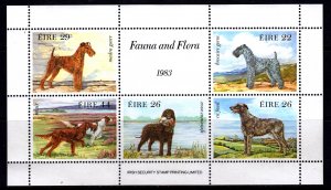 Ireland 1983 Dog Paintings Mint MNH Miniature Sheet SC 567a