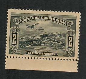 Costa Rica;  Scott C31; 1937; Unused; NH; Planes
