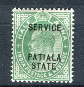 INDIA; PATIALA early 1900s ED VII issue Mint hinged Shade of 1/2a. value