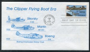 C115 44c Transpacific Flight First Day Cover