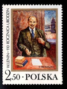 Poland Scott 2386 MNH** Lenin 1980 Painting stamp