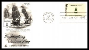 US 1345-1354 Flags Artcraft Set of Ten U/A FDC