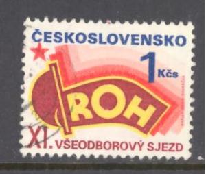 Czechoslovakia Sc # 2652 used (DT)