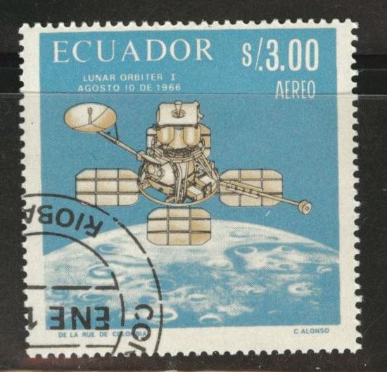 Ecuador Scott 753-753C used CTO stamp