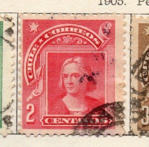 Chile 1905 Early Issue Fine Used 2c. NW-255689