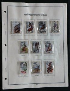 U.S. Used #2286-2335 22c American Wildlife. Set of 50. Choice! Scott: $35.00