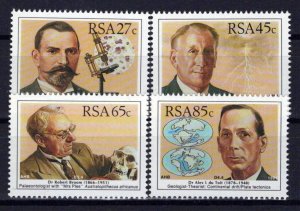 South Africa 810-813 MNH South African Scientists ZAYIX 0424S0191M