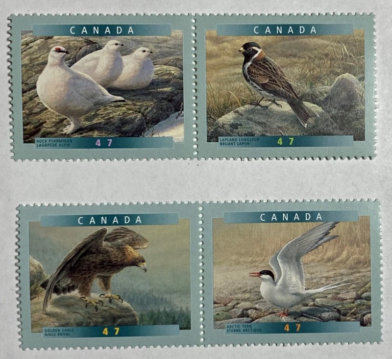 CANADA 2001 #1886-1889 Birds of Canada  - MNH