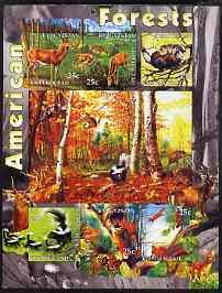 Kyrgyzstan 2004 Fauna of the World - American Forests imp...