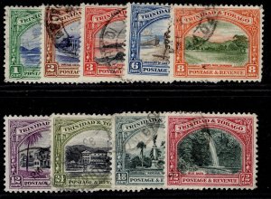 TRINIDAD & TOBAGO GV SG230-238, 1935-37 complete set, FINE USED. Cat £60.