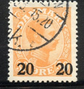 Denmark # 176, Used. CV $ 15.00