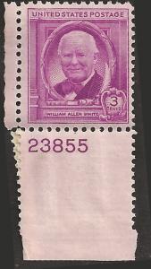 # 960 MINT NEVER HINGED WILLIAM ALLEN WHITE