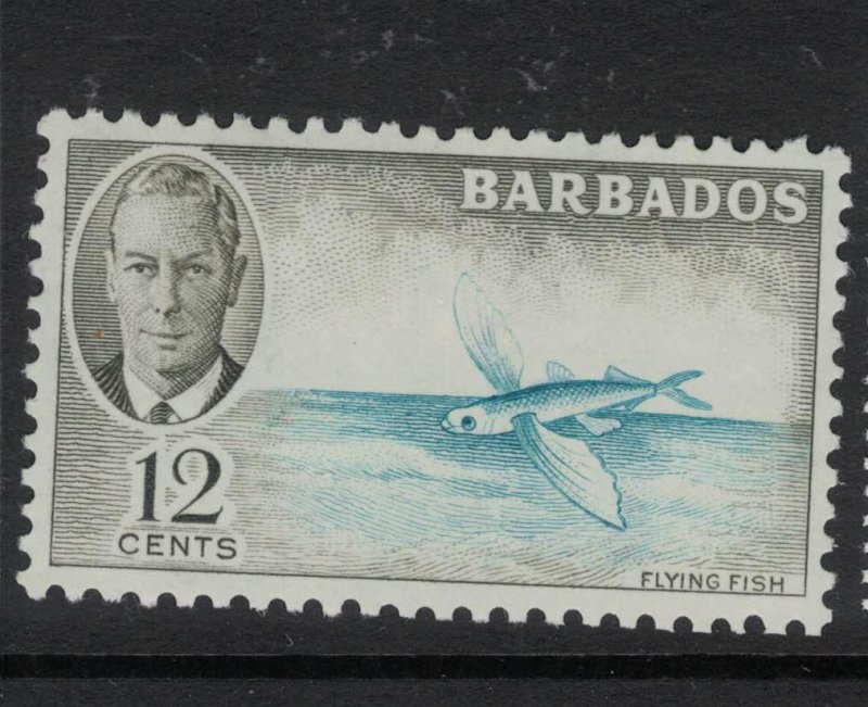 Barbados Fish SG 27 MOG (5ffo) 
