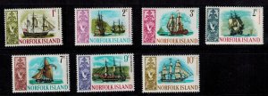 Norfolk Island 100-107 MNH VF  Bright color