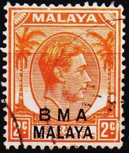 Malaya(BMA) 1945 2c S.G.2a Fine Used