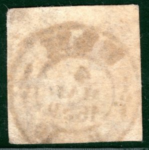 Germany States WÜRTTEMBERG Stamp Ulm 1859 CDS Used ORANGE398