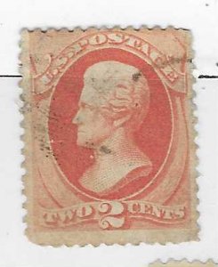 US#183  Jackson vermillion (U) CV $5.00