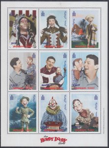 MONGOLIA Sc # 2349a-i MNH SHEET of 9 DIFF for POPULAR HOWDY DOODY SHOW