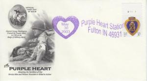 2003 Purple Heart UO Fulton IN Artcraft Pictorial