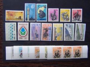 South West Africa 1970 1978 sets Succulents Cats Water Stamp Exhibition etc MNH 