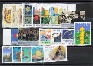 SAN MARINO  1469-1495   2000  YEAR SET  MNH