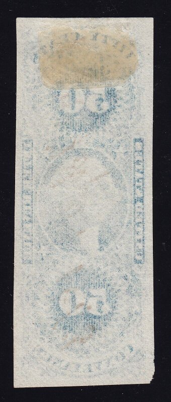 US Scott R54a 50c Blue Conveyance Revenue Used Lot AUR0165 