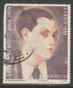 MEXICO C462 In Memoriam Salvador Novo, writer. Used. F-VF. (753)