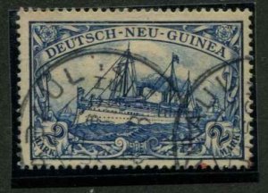 German New Guinea SC# 17 Kaiser's Yacht 2mk Used with mount