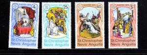 ST. KITTS- NEVIS #296-299  1975  EASTER  MINT  VF NH  O.G  b