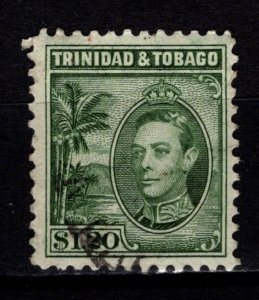 Trinidad & Tobago 1938-44 George VI Various Designs, $1.20 [Used]
