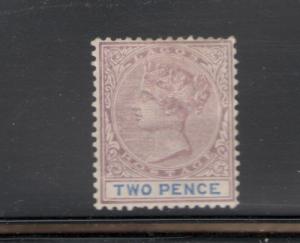 Lagos 1887 Queen Victoria 2p Scott # 18 MH